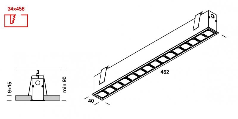Lucifero's Многоточечный встраиваемый светодиодный светильник Leva sun-id-1449751 - Вид №8