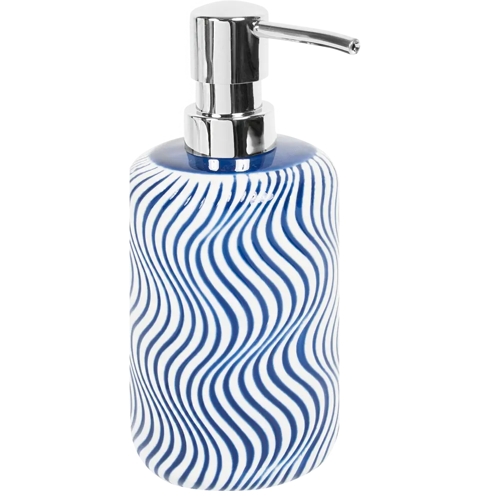 Дозатор для жидкого мыла Аквалиния Виток цвет белый STLM-2002175