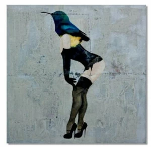 ICI ET LÀ Картина маслом на холсте K. fabrizzi Kf05b