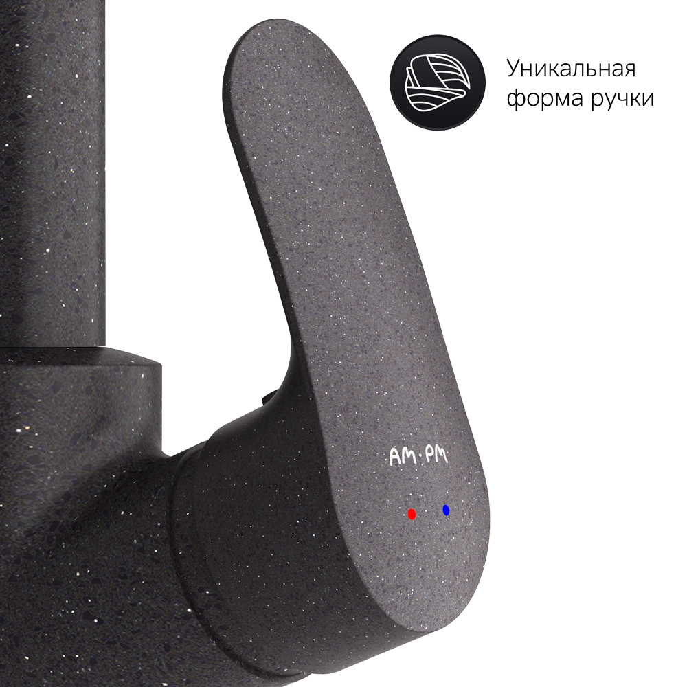 F8007122 смеситель для кухни элегантный черный шт AM.PM Like - Вид №5