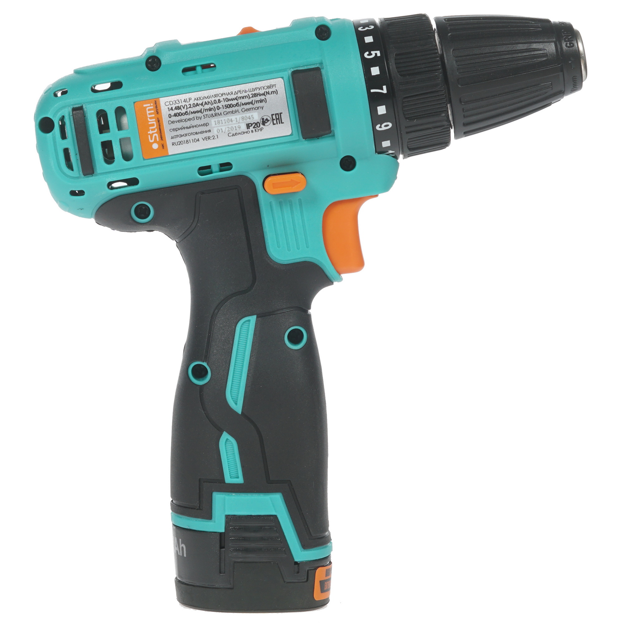 Дрель-шуруповерт Sturm! CD3314LP 8107159 STDN-0148785 - Вид №1