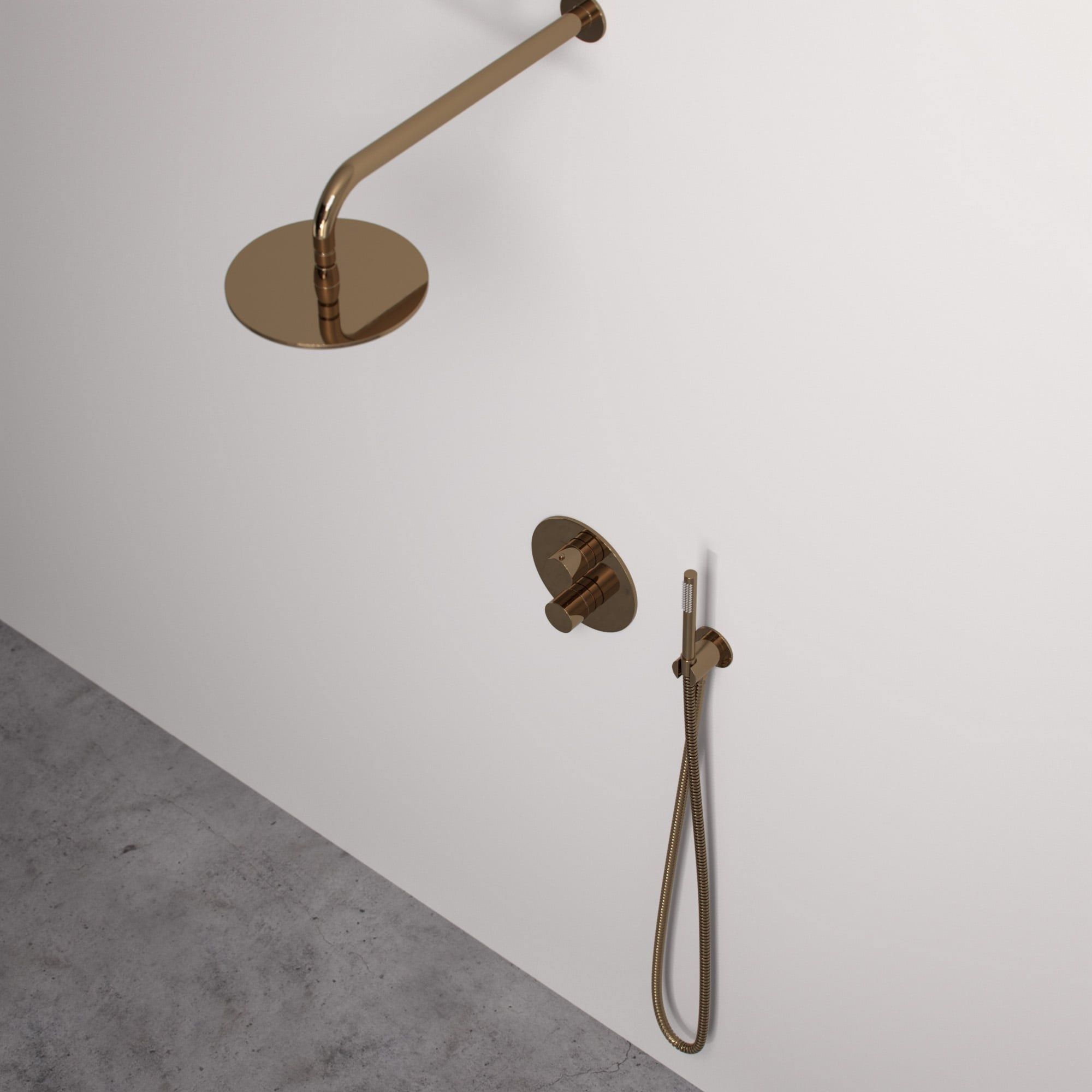 Встраиваемый смеситель для душа с 4 отверстиями и ручным душем LUSSO Luxe ARCH-00019541 - Вид №6