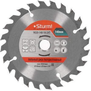 Диск пильный Sturm! 9020-140x16x24T 1287256