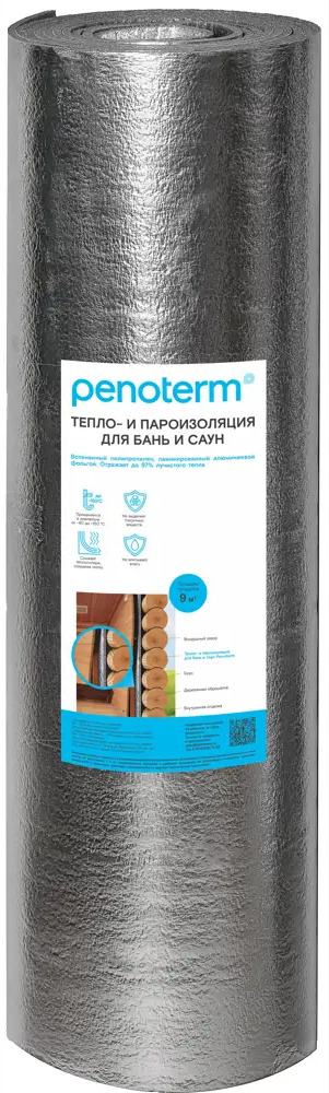 82616336 Изоляция для бань Пенотерм НПП ЛФ фольга 10 мм STLM-0031821