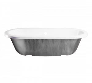 Gentry Home Bexley Cast iron bathtubs with feet Серебряный лист GH103233