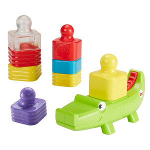 DRG34 Mattel Fisher-Price Игрушка-пирамидка "Веселый крокодил" FISHER-PRICE (Mattel)