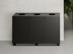 FANTONI Металлический контейнер для макулатуры для раздельного сбора мусора Atelier