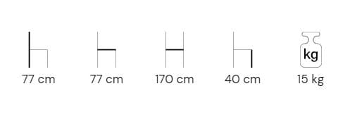 2-местный алюминиевый садовый диван DRIGANI Gaia-Belize ARCH-00046844 - Вид №6