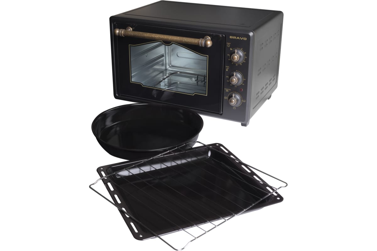 9028344 Мини-печь BRAVO FO-38BLR черный STDN-0061367 - Вид №4