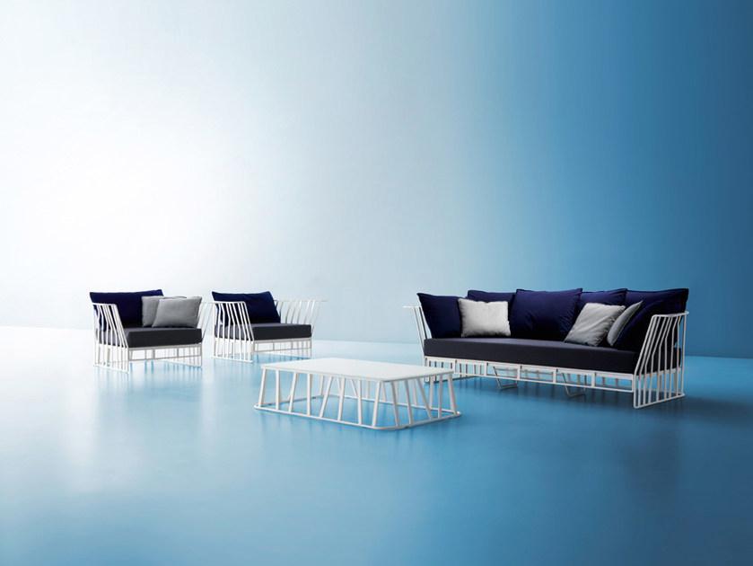 Roberti Садовое кресло из алюминия с подлокотниками Hamptons graphics sun-id-1439657 - Вид №2