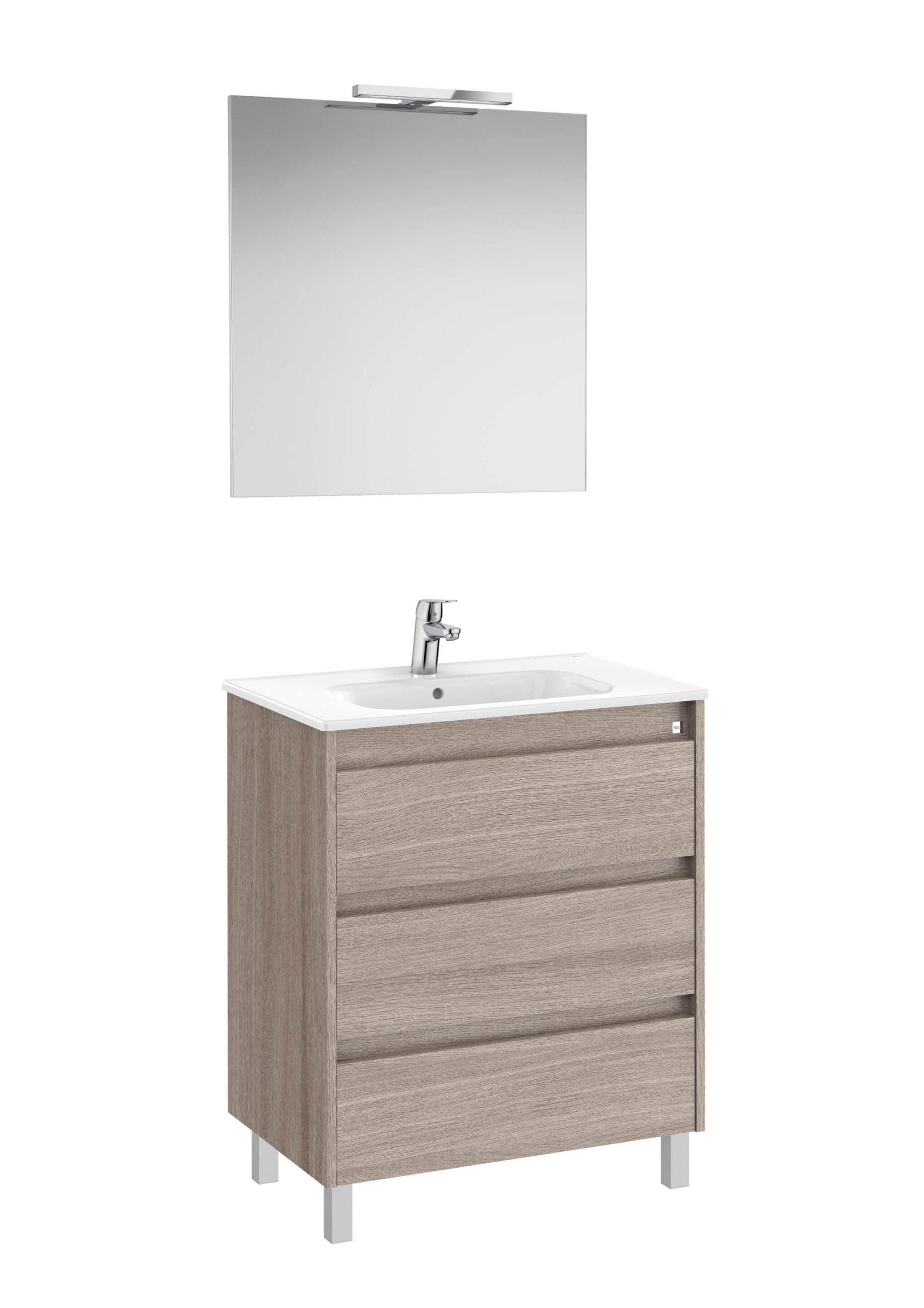 Деревянный напольный умывальник с зеркалом Roca Tenet ARCH-00150422 - Вид №3