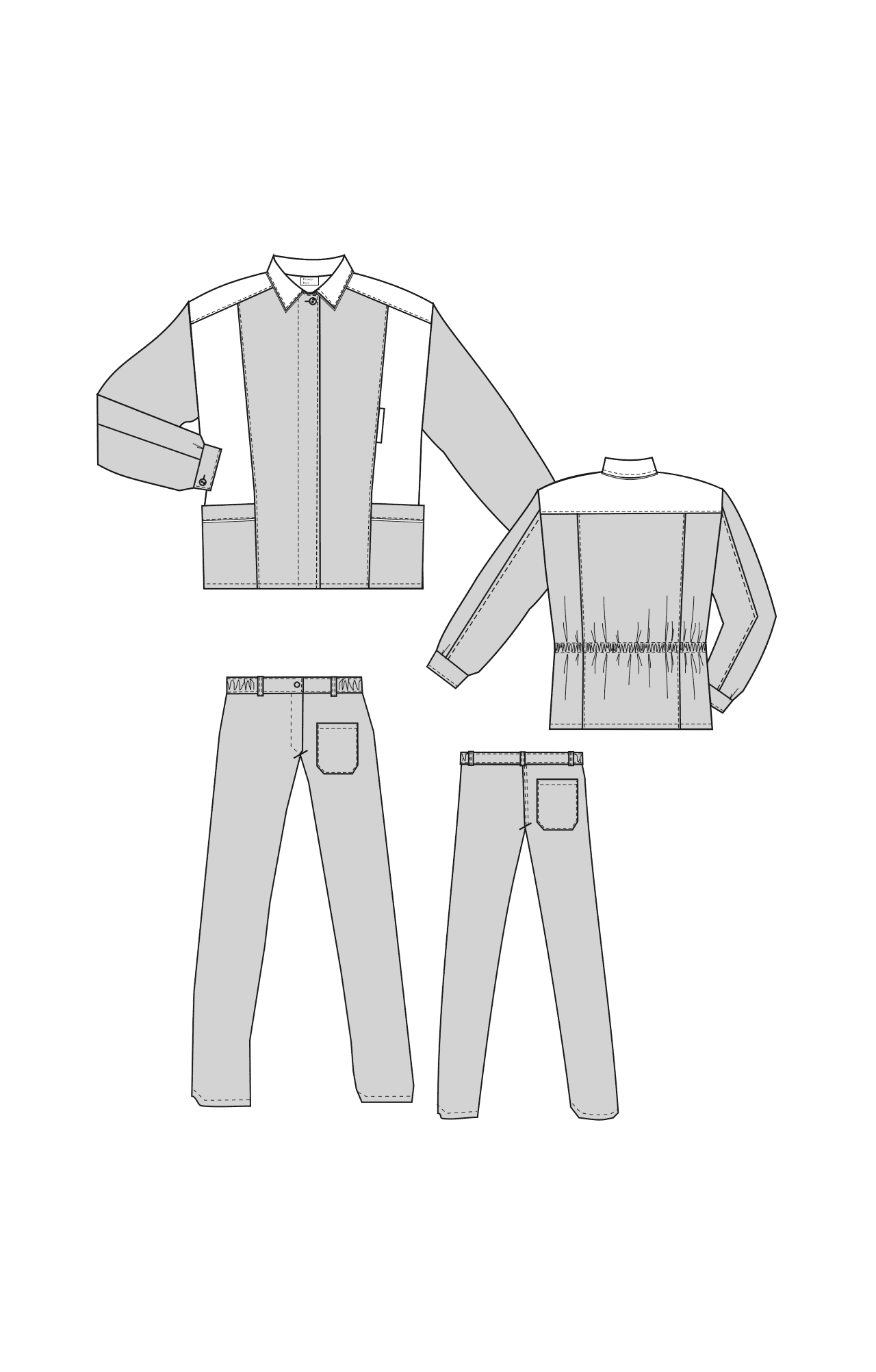 65527 Костюм "Эксперт-2" женский бордовый  Летняя спецодежда  размер 56-58/170-176  - Вид №8
