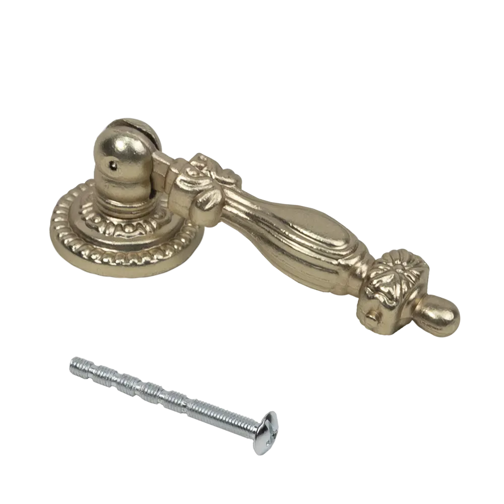 Мебельная ручка-кнопка матовое золото AKS STLM-2115498 - Вид №3