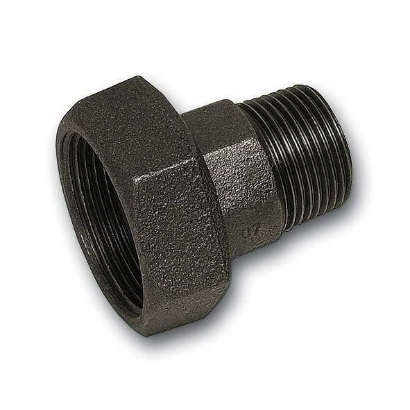 39251142S SANHA 925SW резьб. соед. для насосов НР, без уплотн., сталь 11/4x2 мм  - Вид №1