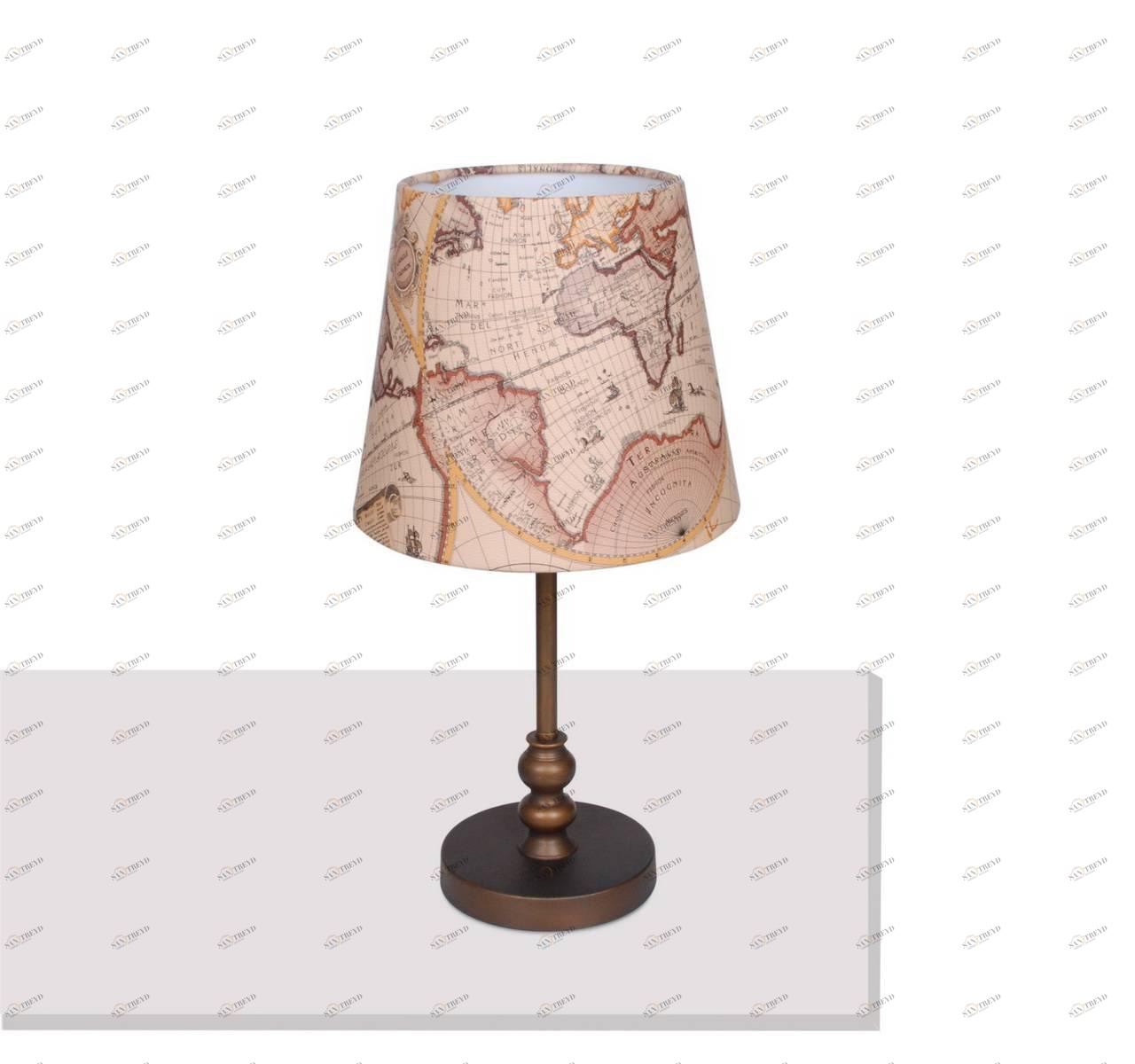 Настольная лампа Favourite Mappa 1122-1T FAVOURITE КЛАССИЧЕСКИЕ 079996 Коричневый 
