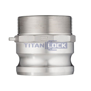 Камлок нержавеющий тип F ниппель, наруж. резьба BSP 5", AISI304, TL500FSS TITAN LOCK