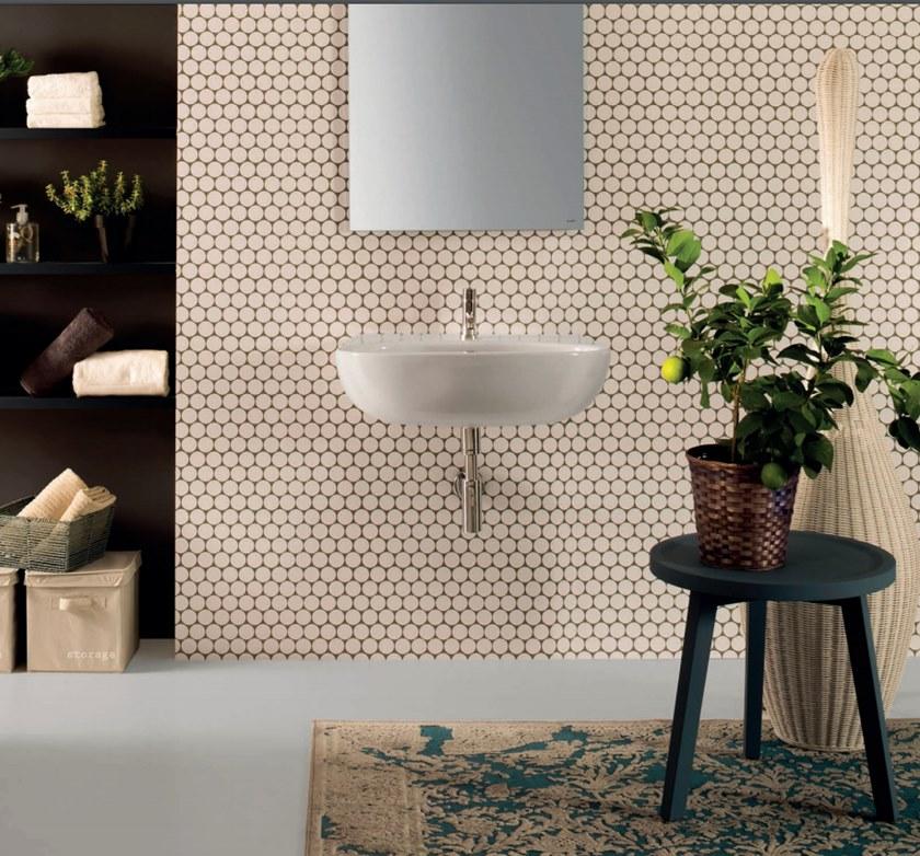 Подвесная раковина настенная овальная Ceramica Globo Grace белая sun-id-1516498 - Вид №1