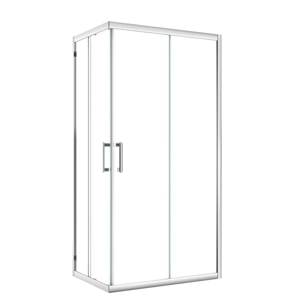 Комплект стекол для душевой ширмы Sensea Easy 100x70 см прозрачное стекло цвет профиля на выбор 88103652 STLM-2025262 - Вид №4
