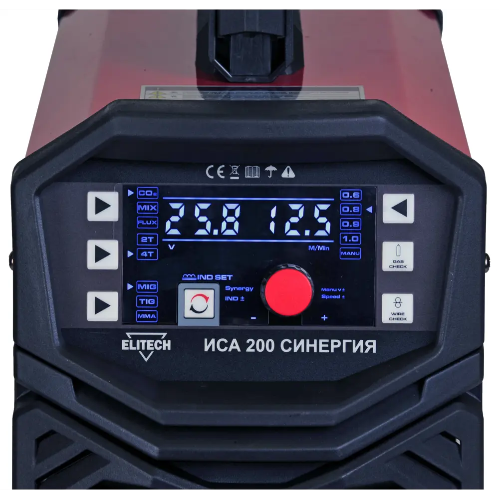 Инверторный сварочный аппарат Elitech ИСА 200 для профессиональных работ 89348602 STLM-0840105 - Вид №8