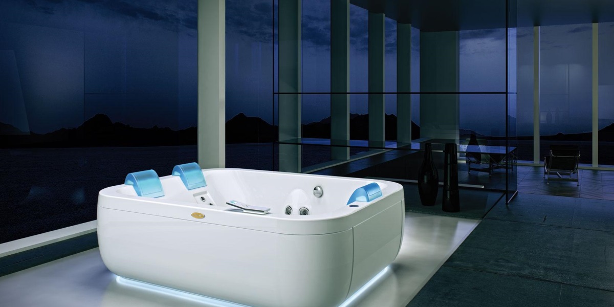 Ванна с гидромассажем "HYDRO TOP" Aquasoul Extra напольная 9443-576A Jacuzzi 9443576A - Вид №3