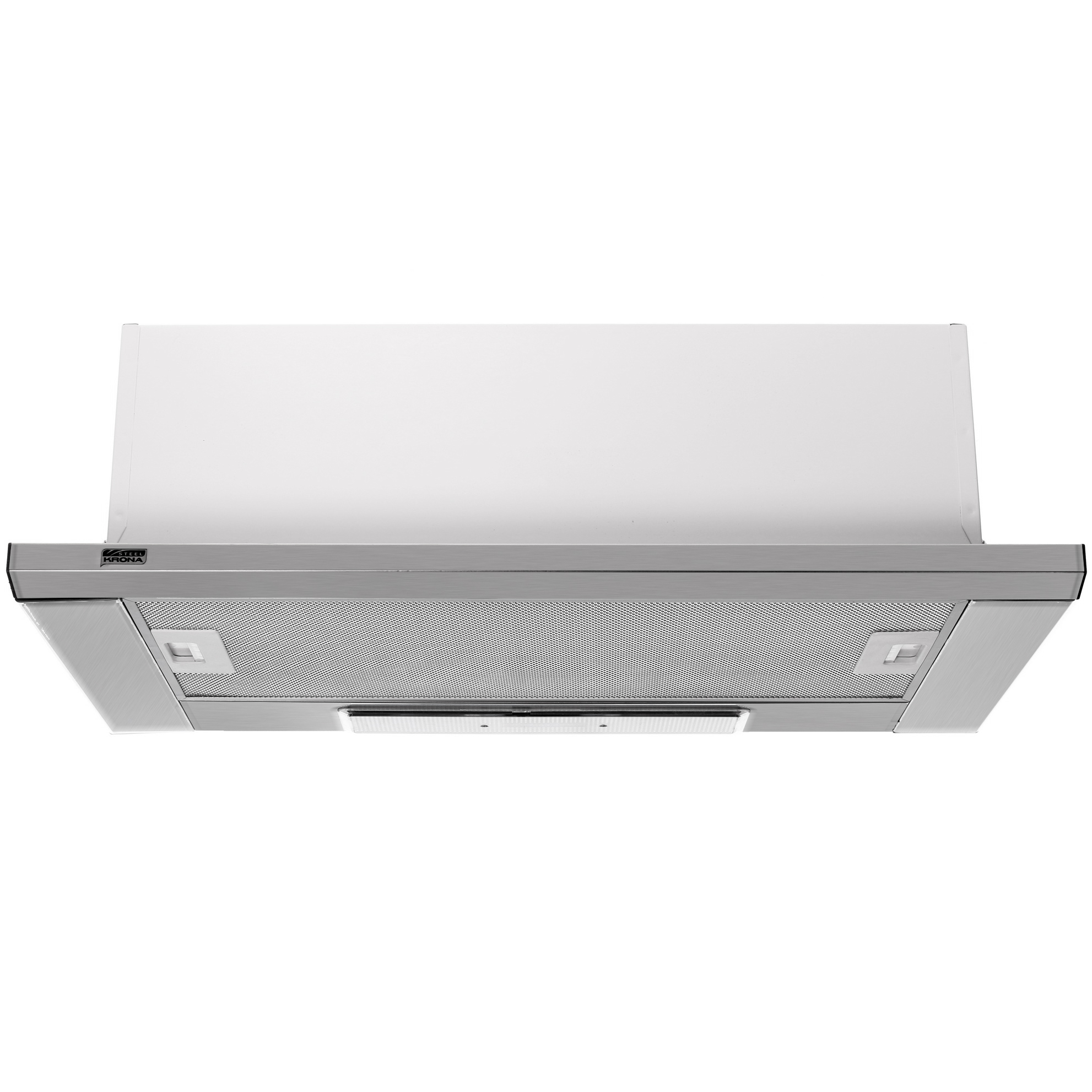 1024749 Вытяжка телескопическая KRONA KAMILLA Slim 600 белый/серебристый STDN-0063712 - Вид №1