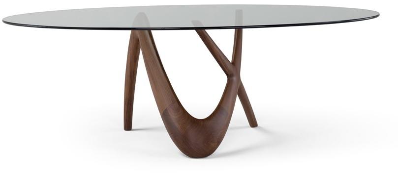 AMURA Овальный стол из дерева и стекла Nx sun-id-1481140 - Вид №3