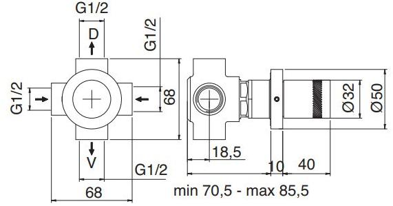 Rubinetterie Treemme X-change  7262xr  - Вид №1
