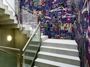 GLAMORA Моющиеся виниловые обои с тиснением Crashing colors