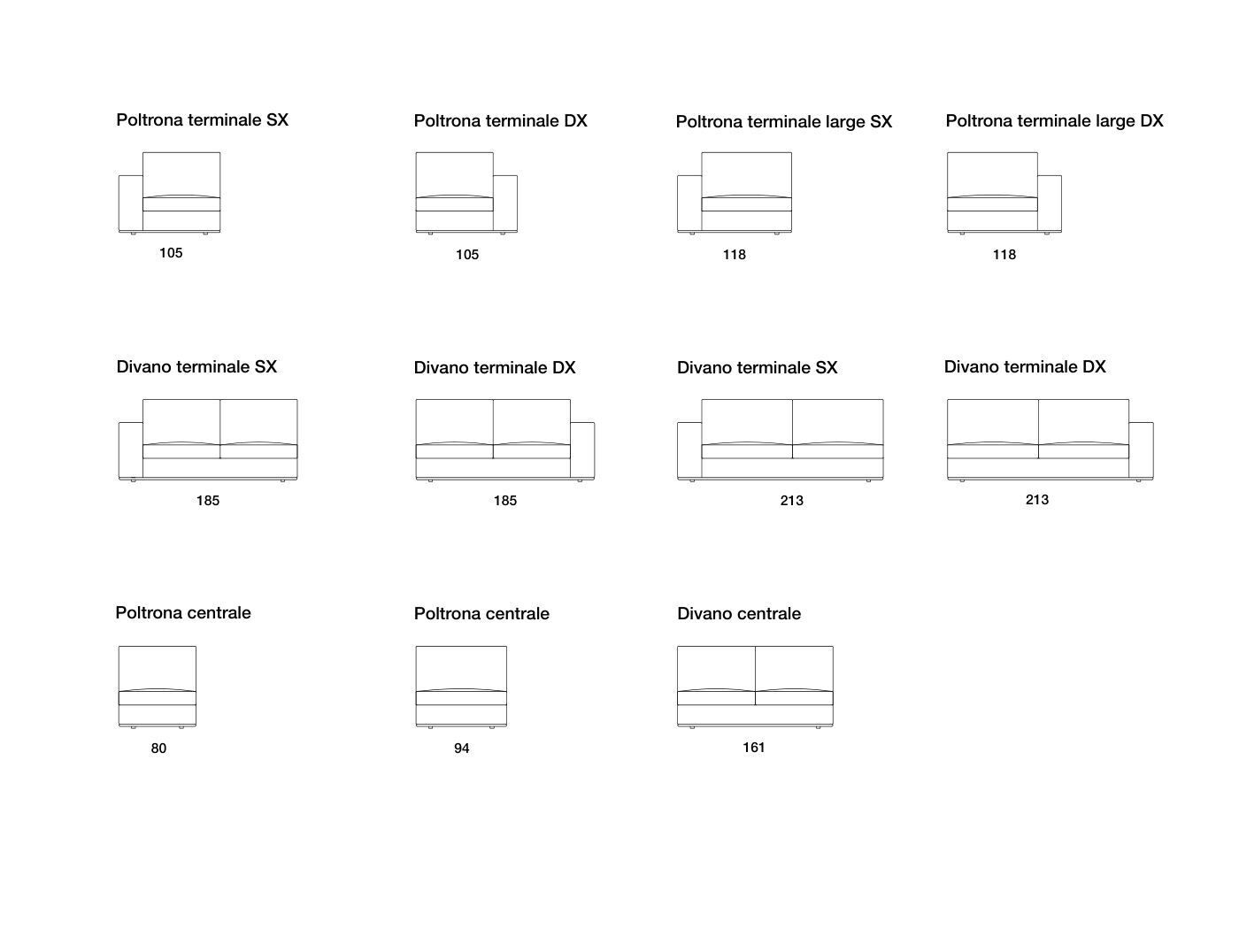 Ткань диван Former In Italia Ermes ARCH-00021168 - Вид №1