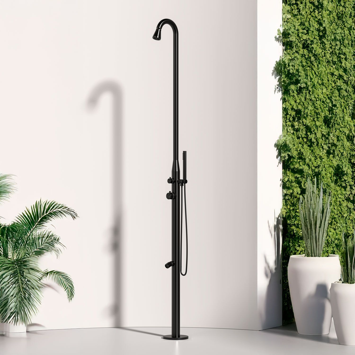 Открытый душ из нержавеющей стали с ручным душем SINED STINTINO ARCH-00130362 - Вид №9