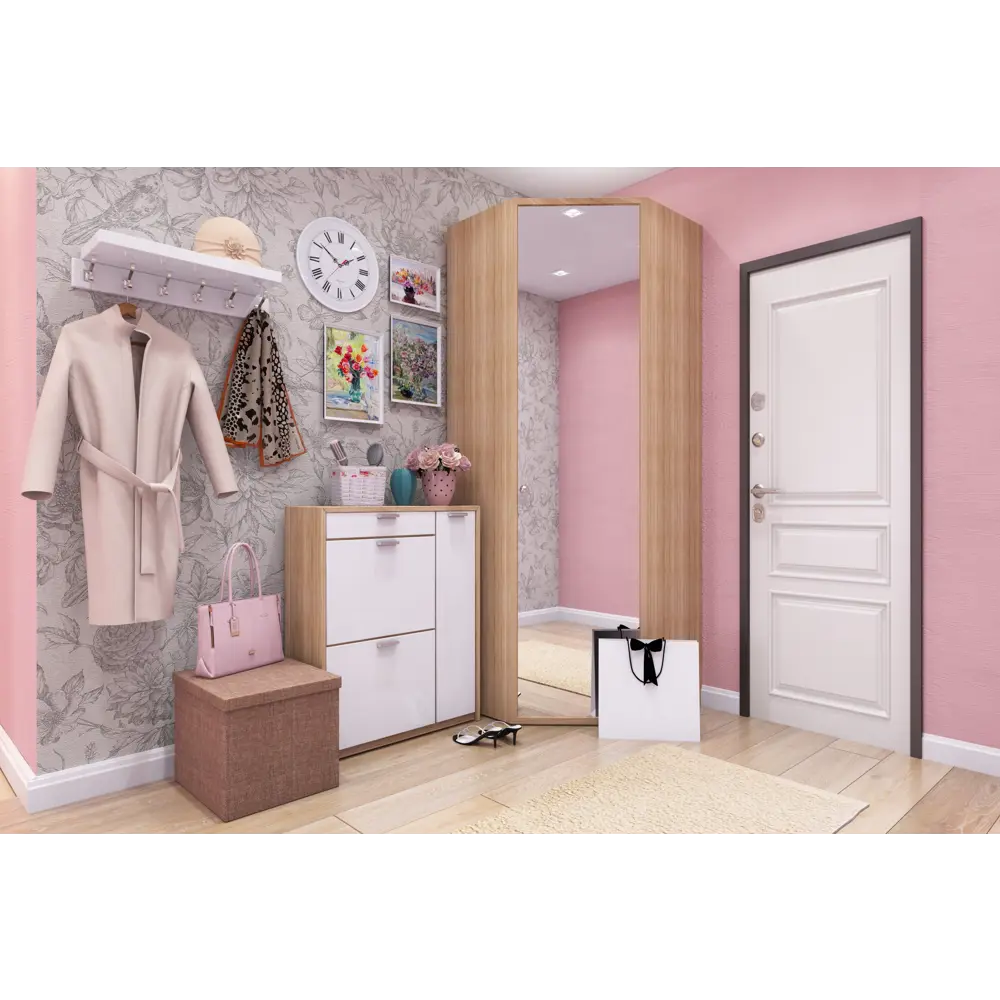 Часы настенные "Римские" цвет белый диаметр 30 см TROYKATIME STLM-2008499 - Вид №6