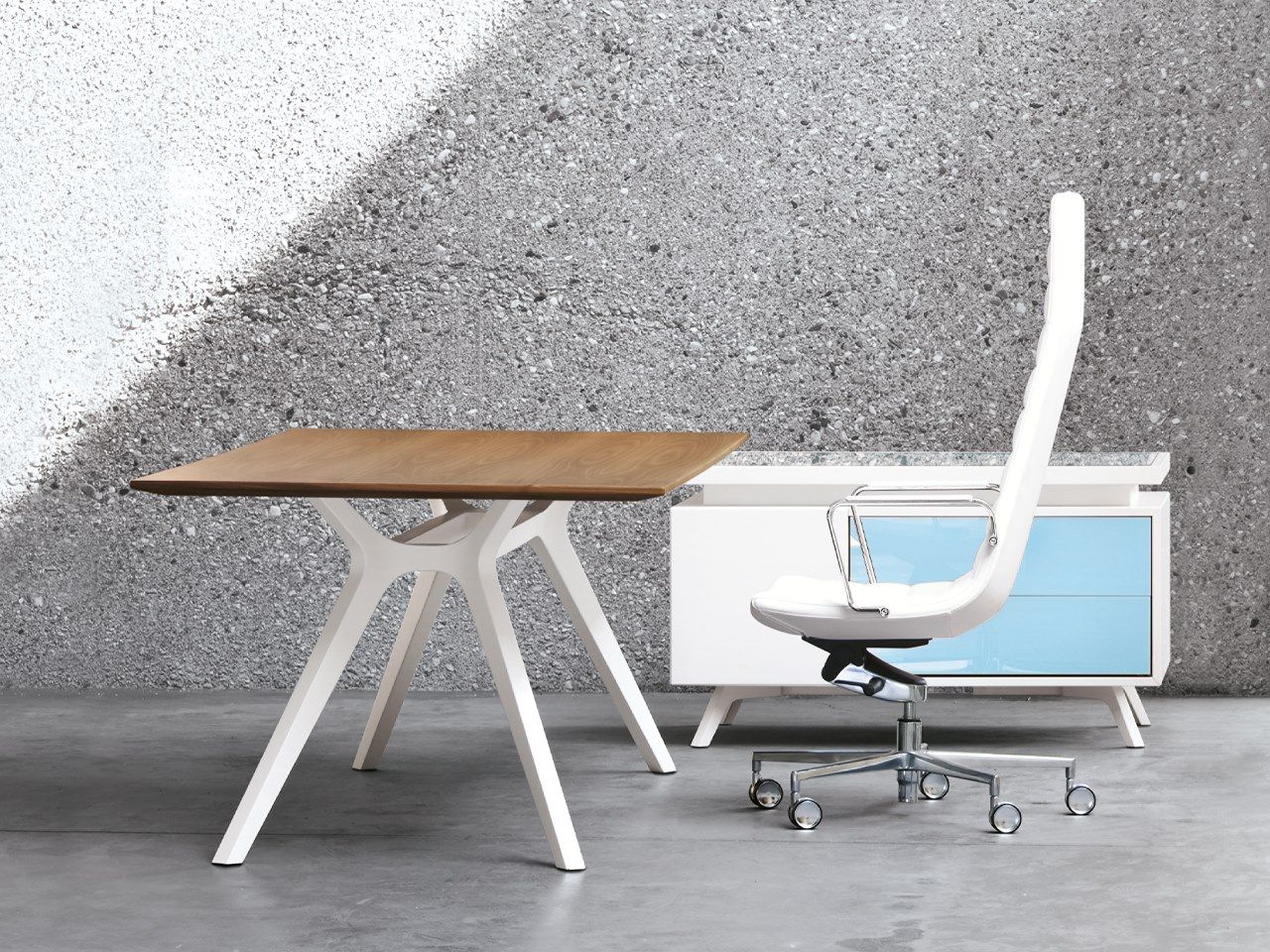 Секционный прямоугольный стол из шпона FREZZA Dr ARCH-00034523 - Вид №1