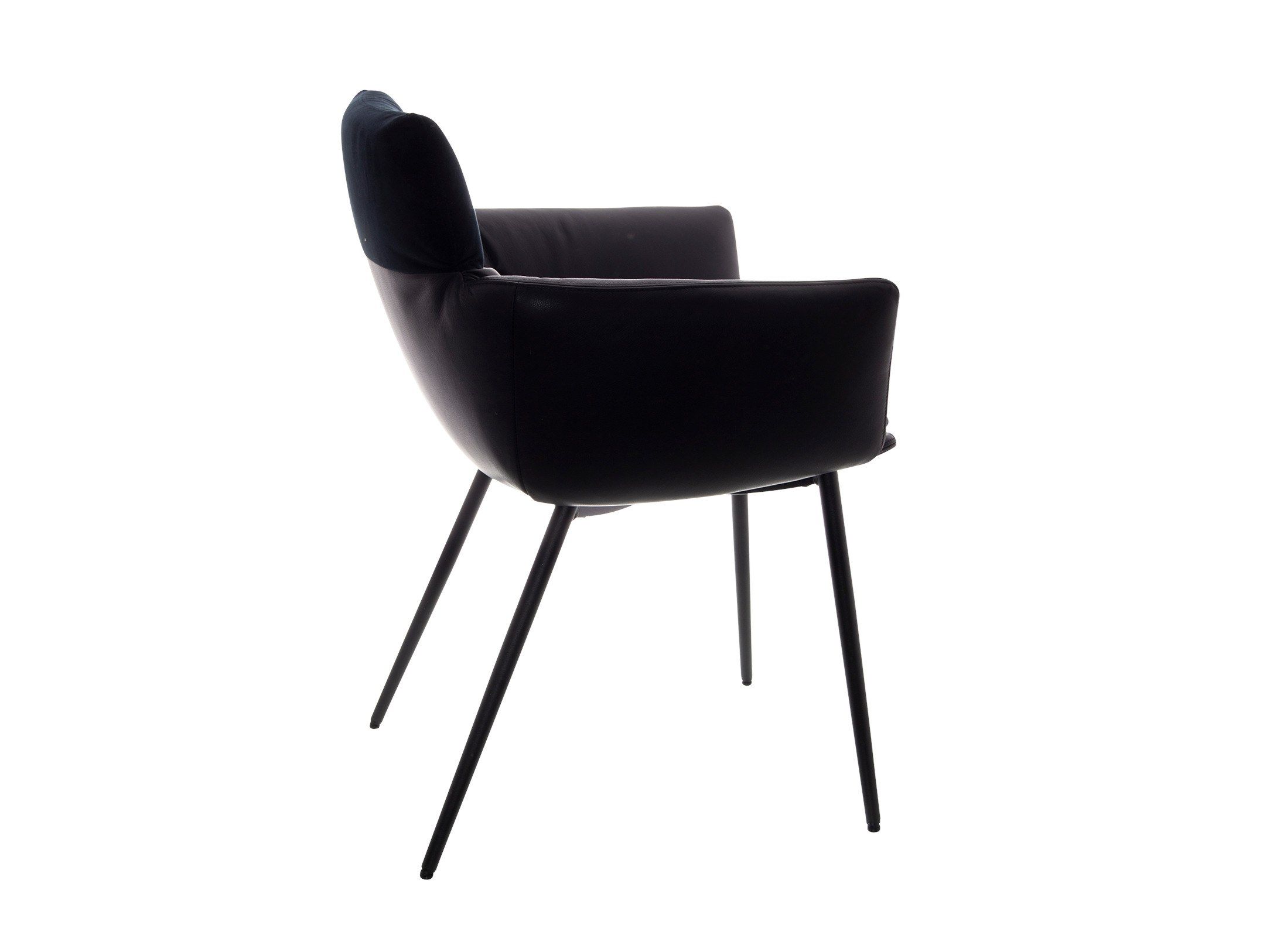 Мягкий стул с подлокотниками и основанием с 4 ножками KFF Faye ARCH-00120146 - Вид №4