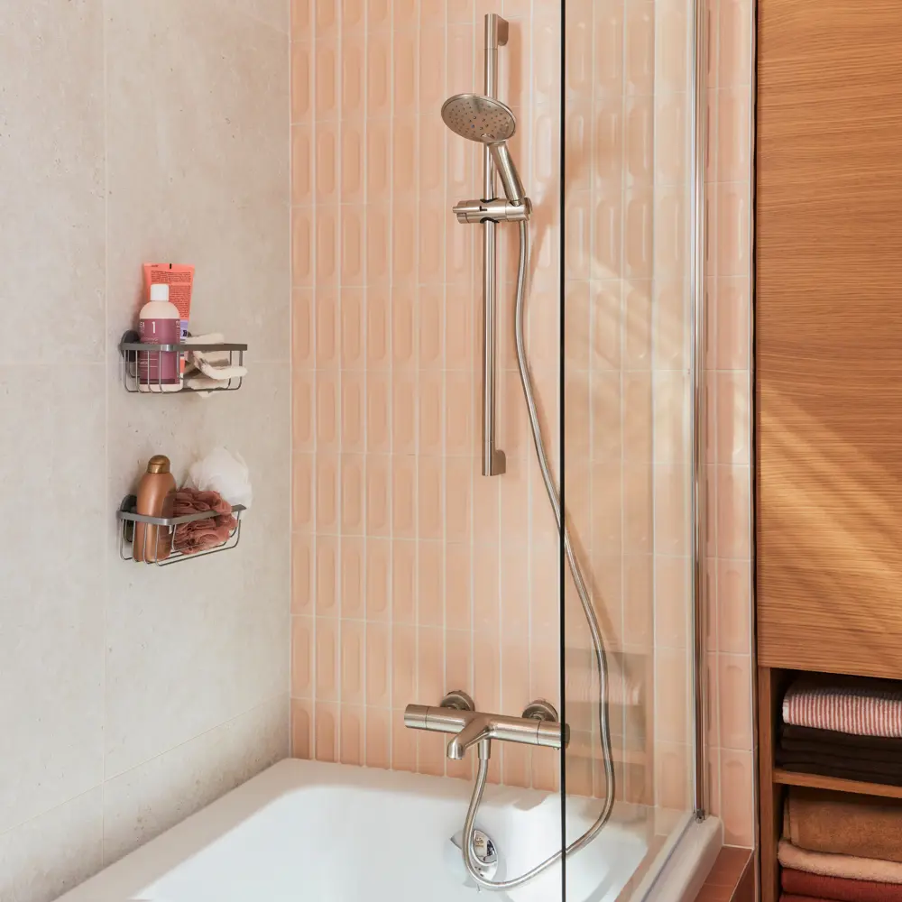 Ширма на ванну Sensea Essential поворотная 80x140 см прозрачное стекло профиль хром Без серии STLM-2068505 - Вид №8