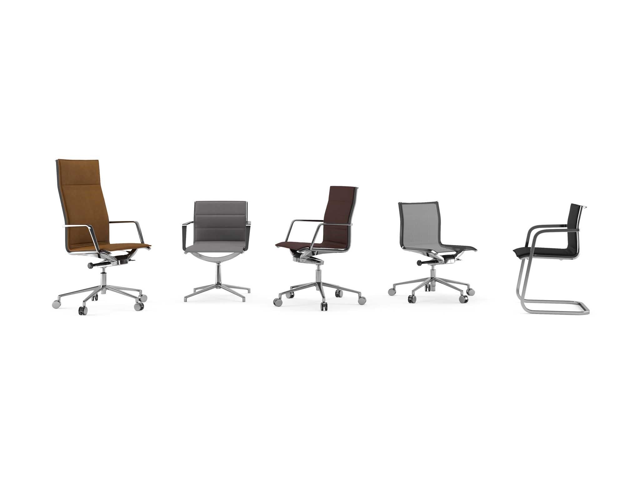 5-спицевое вращающееся офисное кресло ESTEL GROUP Aluminia ARCH-00064360 - Вид №2