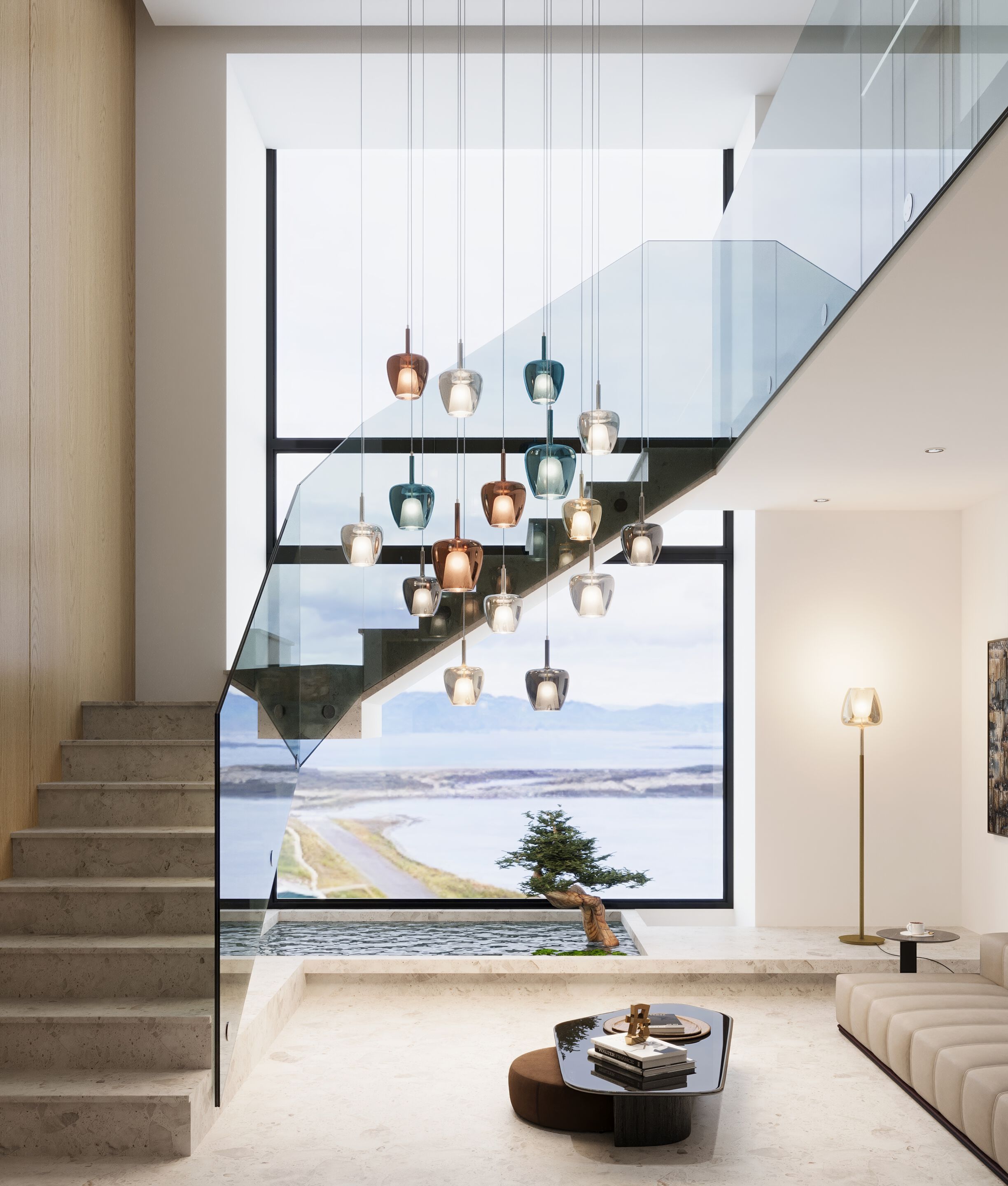 Напольная лампа из дутого стекла Cangini & Tucci Clos ARCH-00059287 - Вид №1