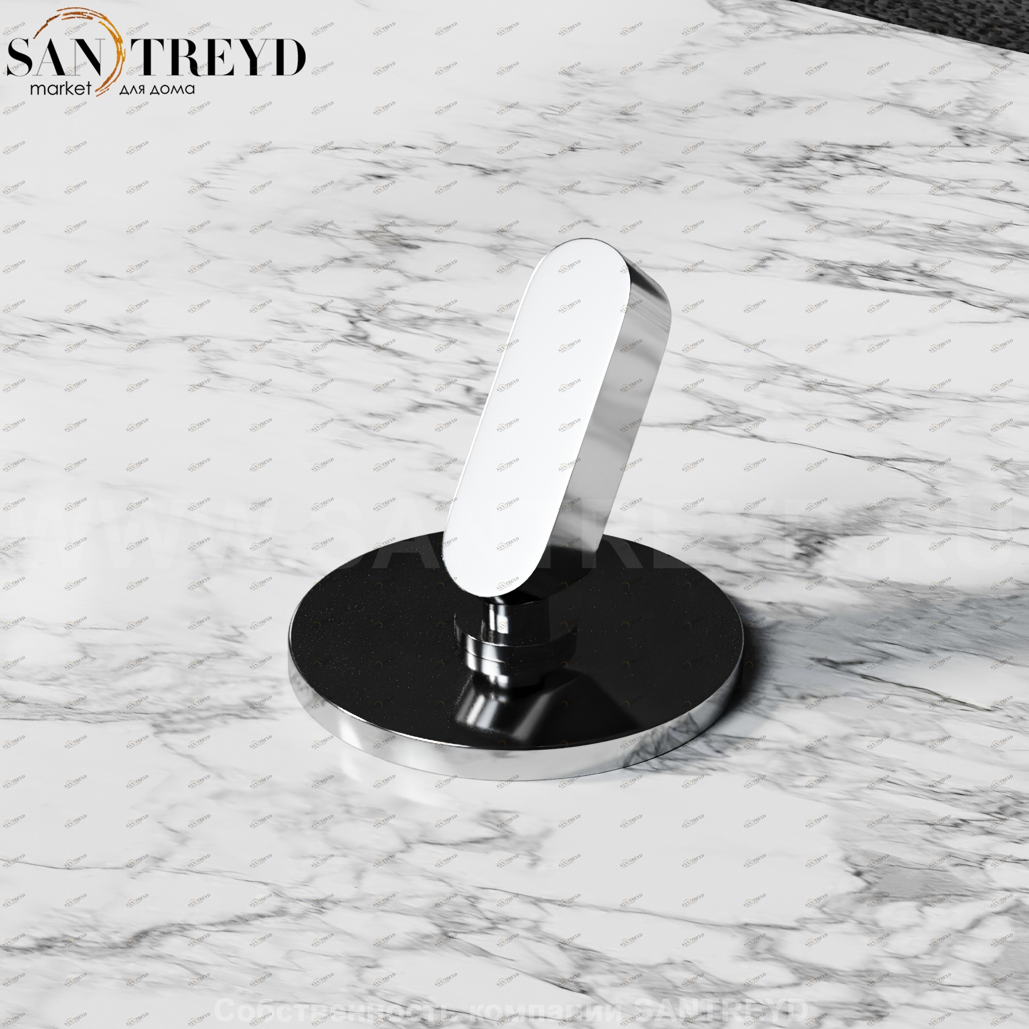 Джойстик на столешницу ARUB1029S SQUARE для раковины хромированный Agape