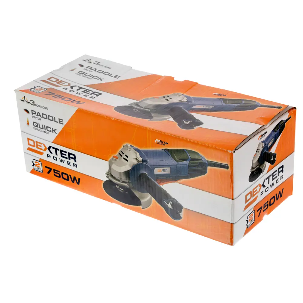 Углошлифовальная машина (болгарка) Dexter Power, 750 Вт, 115 мм STLM-2049322 - Вид №4