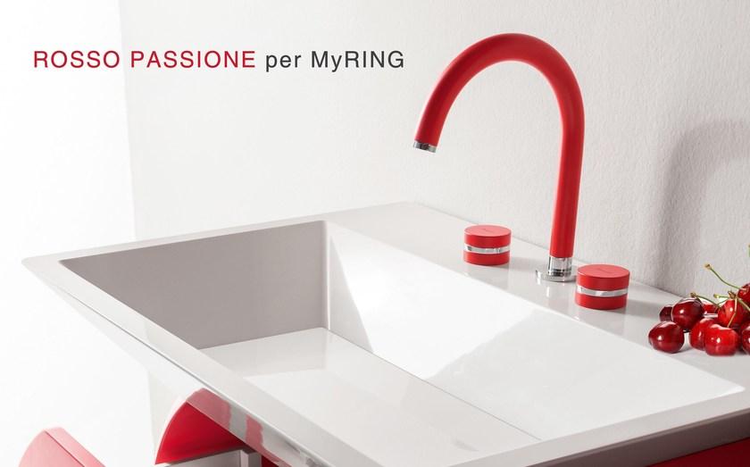 Rubinetteria Giulini Смеситель для раковины на 3 отверстия Myring Fmr0112a - Вид №1