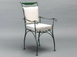 OFFICINACIANI Садовый стул из железа с подлокотниками Florio Gf4005ch-b