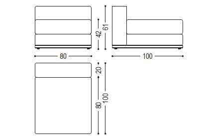 Ткань диван Riva 1920 HERITAGE ARCH-00101318 - Вид №2