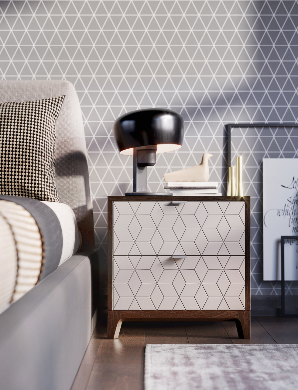 IDC025106000 The IDEA Прикроватная тумба CASE  - Вид №3