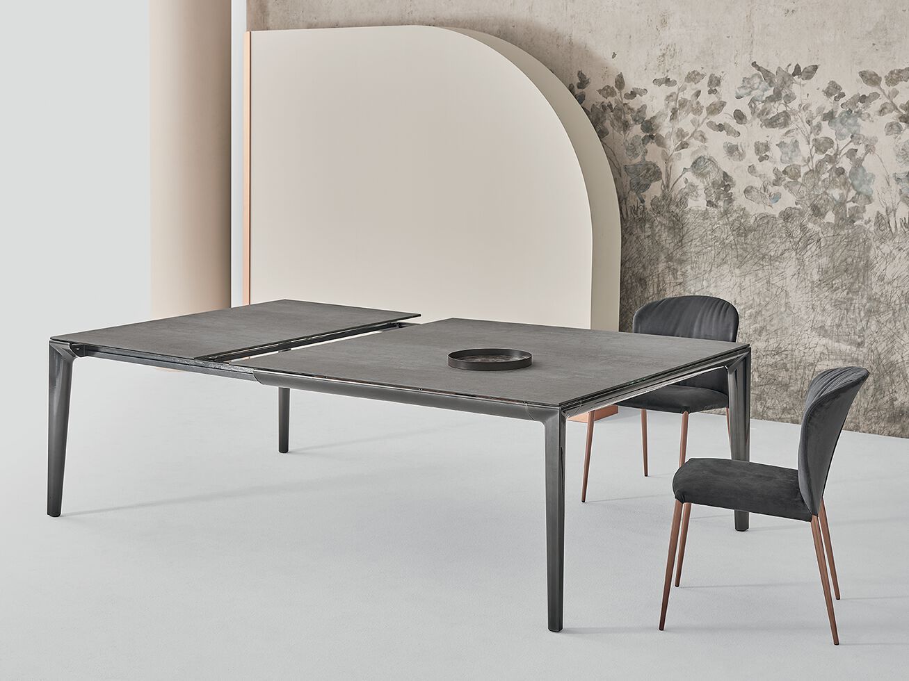 Прямоугольный выдвижной стол из стали и SuperMarmo Bontempi Casa DUKE ARCH-00056212 - Вид №12