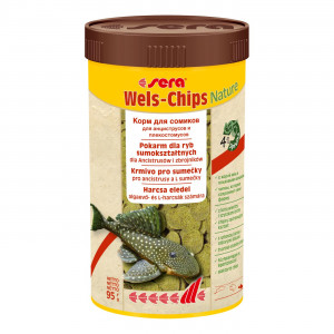Т00016930 Корм для рыб Wels-Chips Nature чипсы для сомиков 250мл (95г) SERA