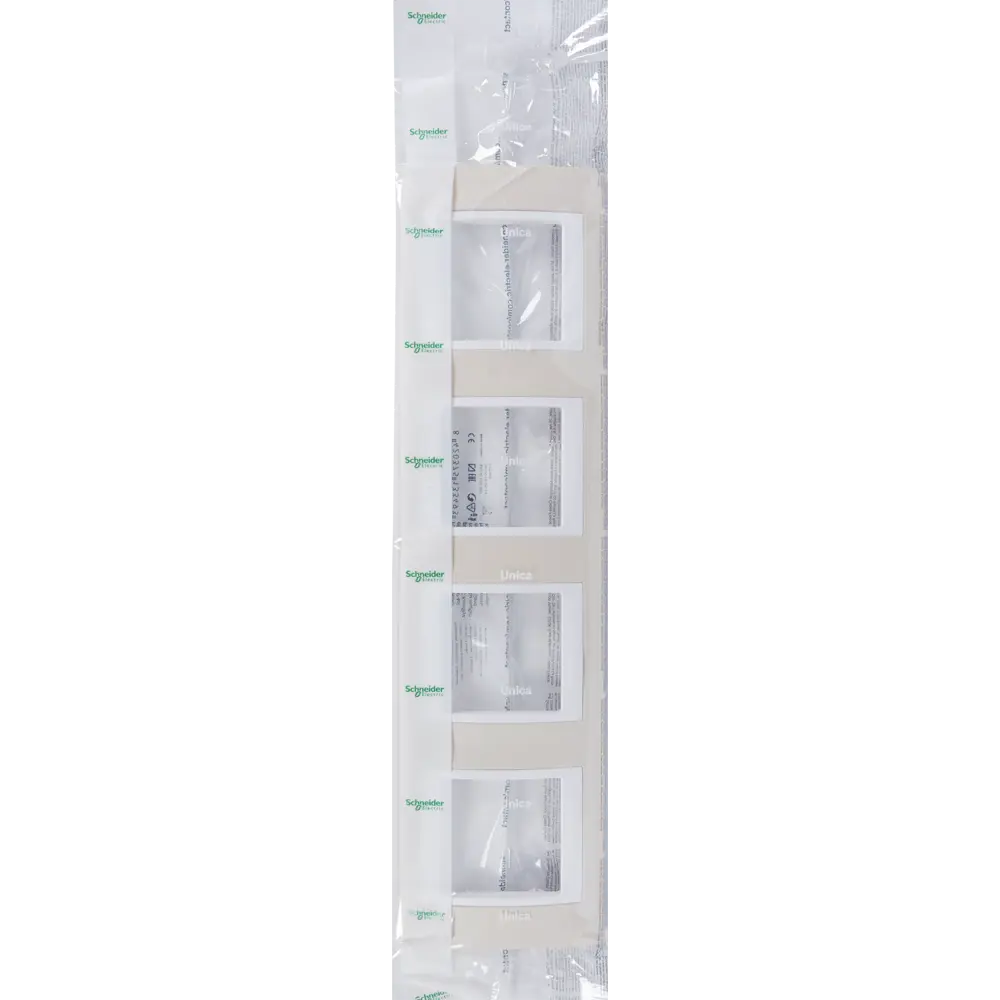 Рамка для розеток и выключателей Systeme Electric Unica 4 поста, цвет песчаный/бежевый 10173730 STLM-2080194 - Вид №4