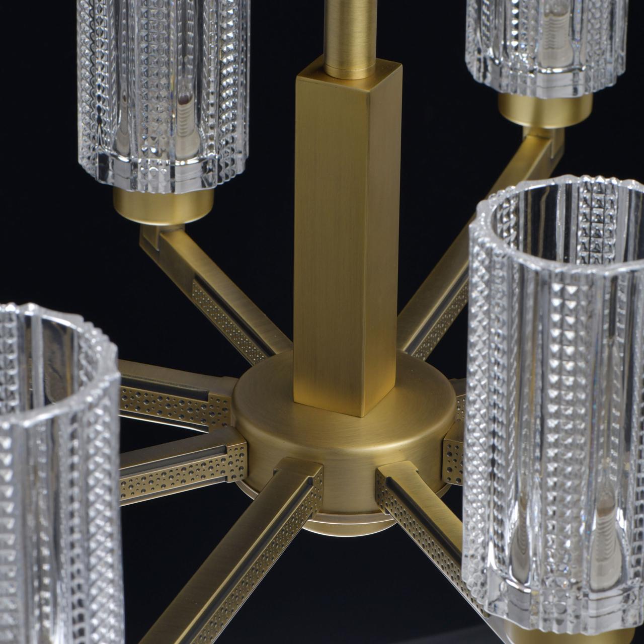 Подвесная люстра MW-Light Альгеро 285011708 MW-LIGHT ДИЗАЙНЕРСКИЕ, АЛЬГЕРО 279657 Желтый  - Вид №2