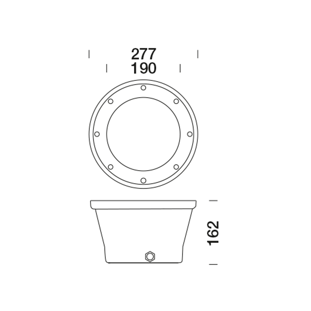 8433518 Встраиваемый в пешеходный пол Platek ATLANTIQUE  ATLANTIQUE - LED 3000K 45°  - Вид №3