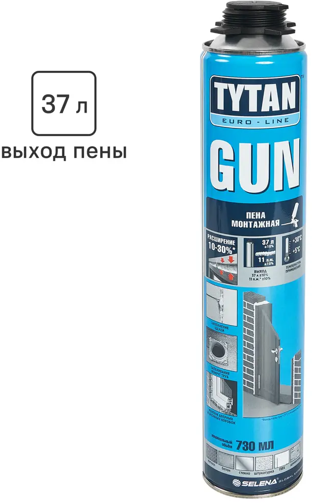Профессиональная монтажная пена Tytan Gun для летних работ 85544067