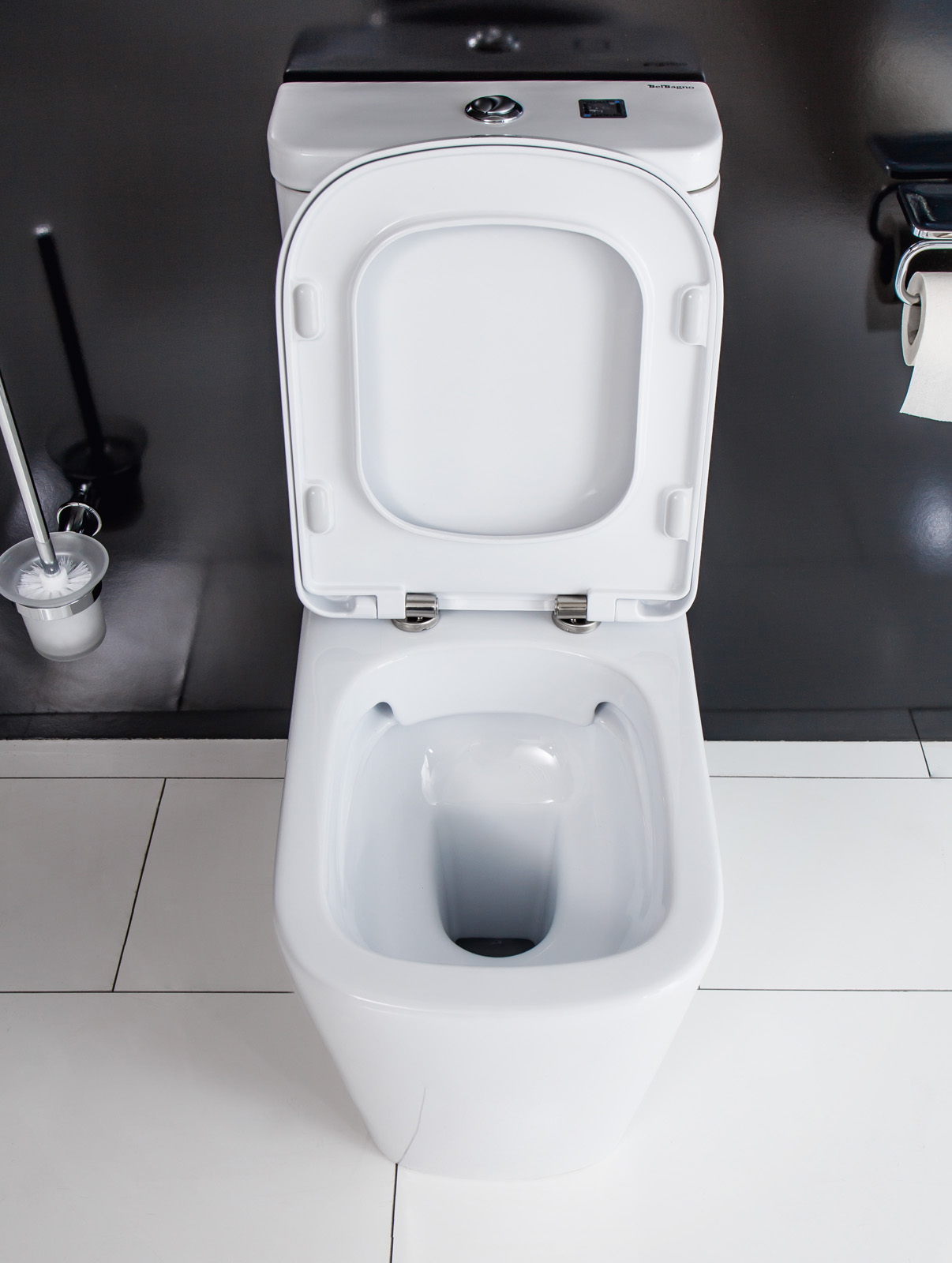 Унитаз-компакт BelBagno ALBANO безободковый Компакт унитаз с бачком Белый BELBAGNO Albano Китай - Вид №3