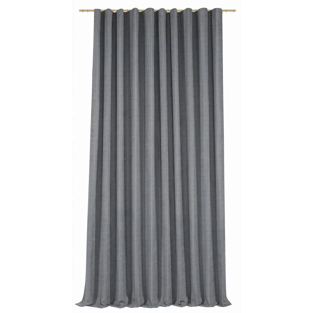 Штора на ленте Renata 140x280 см цвет серый MIAMOZA STLM-2092300 - Вид №2